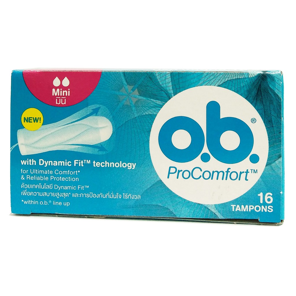 O.b. ProComfort Tampons - Mini (16s) | Shopee Malaysia