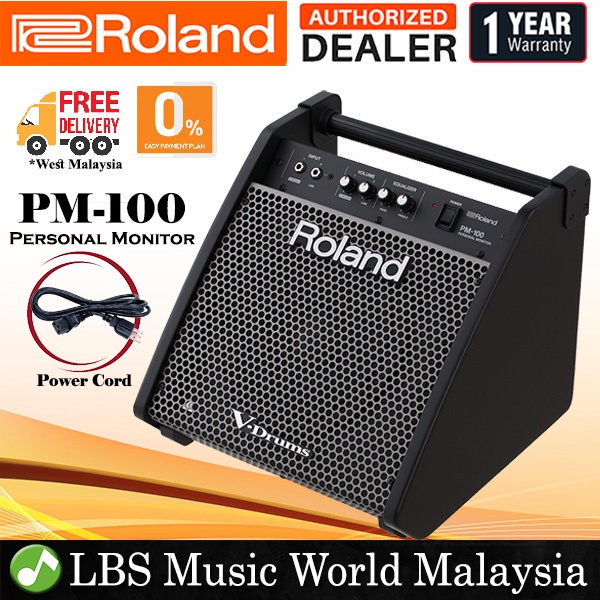 Roland PM-100 Personal Monitor Speaker Amplifier For Keyboard Drum