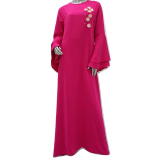 First Lady Flare Plain Jubah Xl 3xl Shopee Malaysia