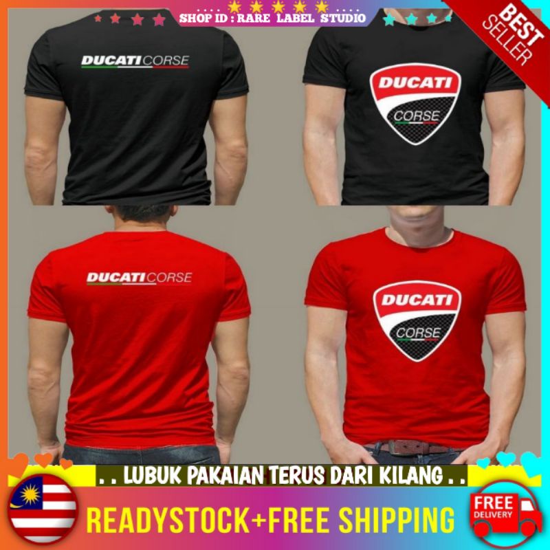 Tshirt Ducati Corse Racing Team Unisex Graphic Tees Superbike Moto Gp motorcycle accessories phone holder Baju Moto Men