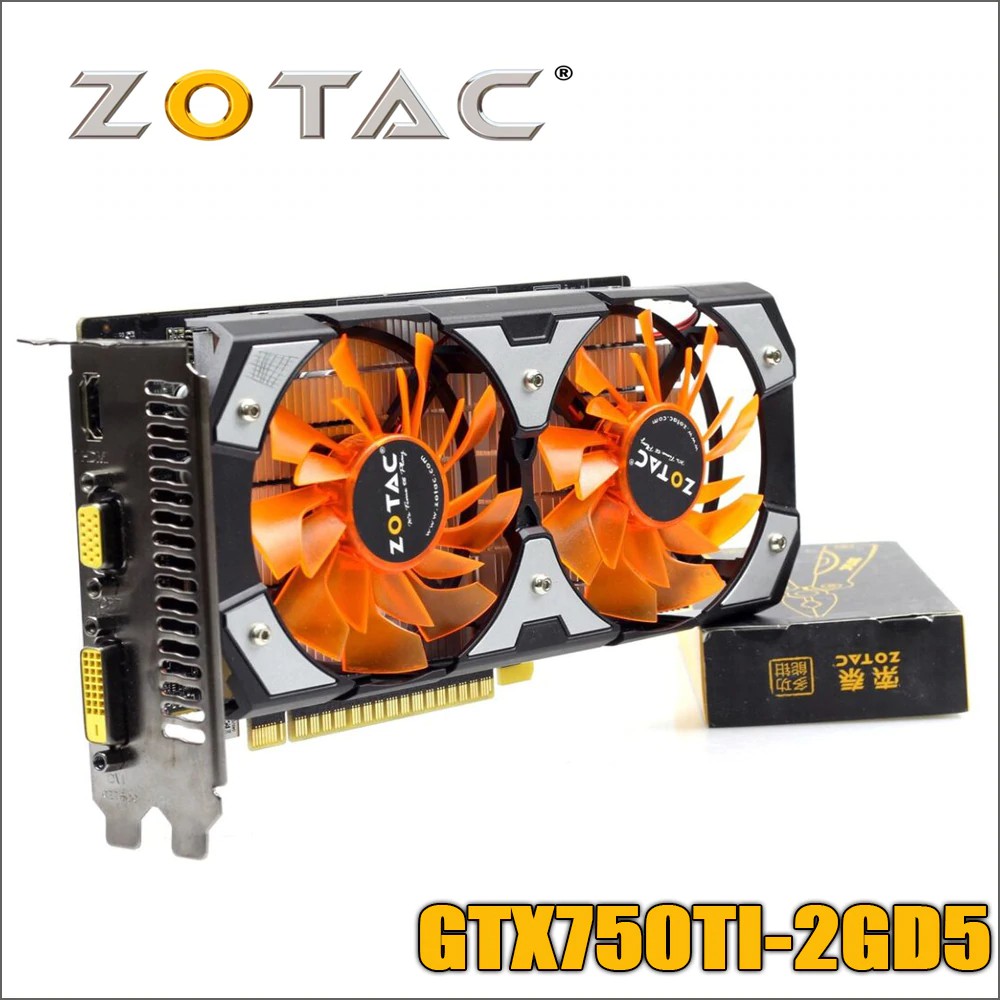 Used Zotac Gtx 750ti 2gb Gddr5 Pcie Graphic Card Oc Edition Shopee Malaysia