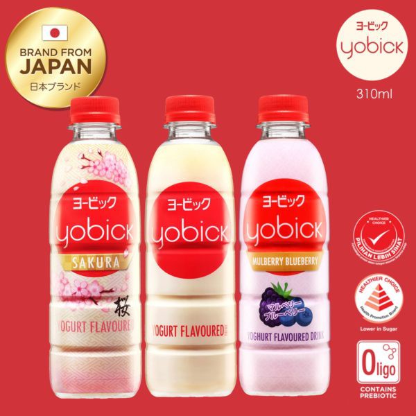 Yobick Yogurt Drink Original/Sakura/Mulberry Blueberry (310ml x 24 Bottles) Shopee Malaysia