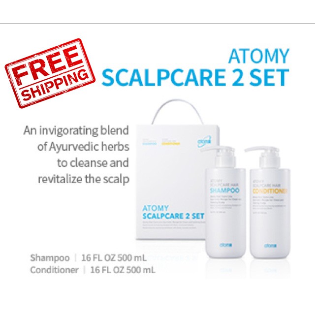 500ml Atomy ScalpCare Shampoo & Conditioner | Shopee Malaysia