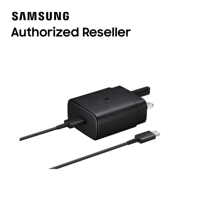 Samsung 45W Wall Charger with C to C Cable (Black) Shopee Malaysia