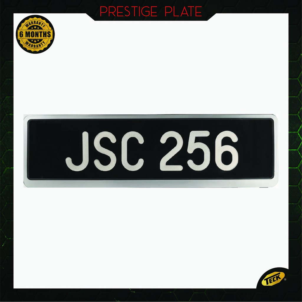 Car Number Plate JPJ Approved PP6 exclusively available in Kia Teck