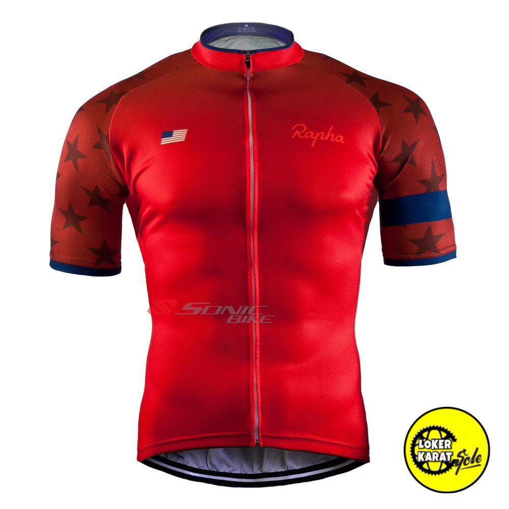 rapha red jersey