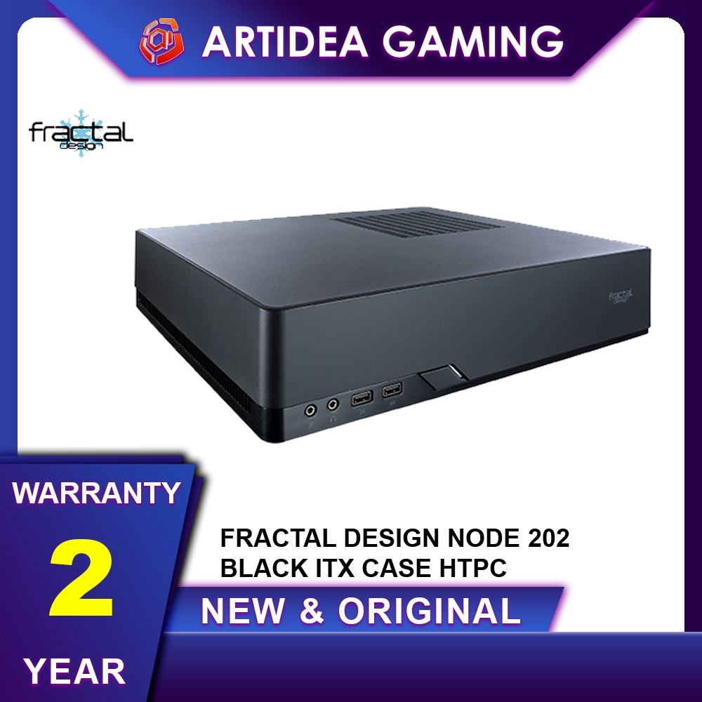 Fractal Design Node 2 Black Itx Case Htpc Fd Ca Node 2 Bk Shopee Malaysia