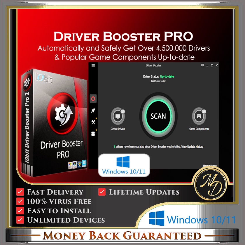 Driver Booster Pro Lifetime License Driver Booster Install Steps My