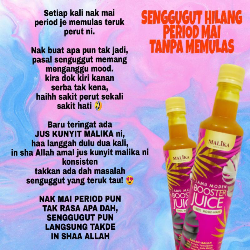 Jus Malika Malika Booster Shopee Malaysia