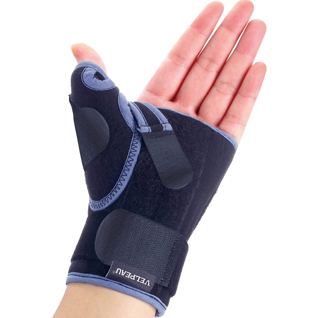 VELPEAU Wrist Brace with Thumb Spica Splint for De Quervain's