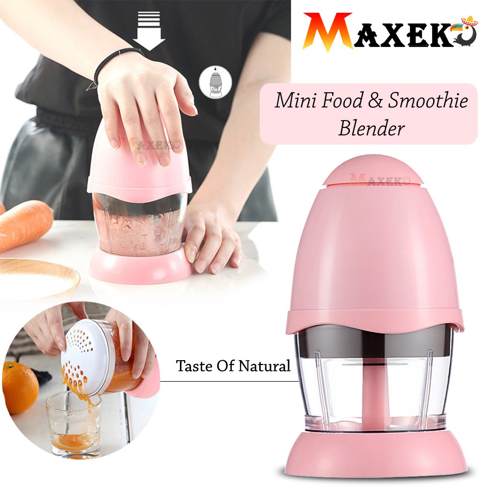 Maxeko Portable USB Rechargeable Smoothie Blender (400ml)