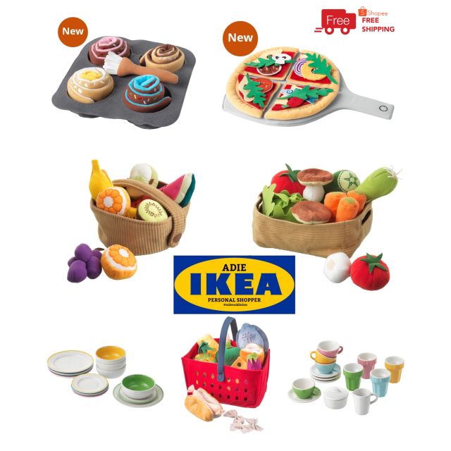 ikea soft food toys