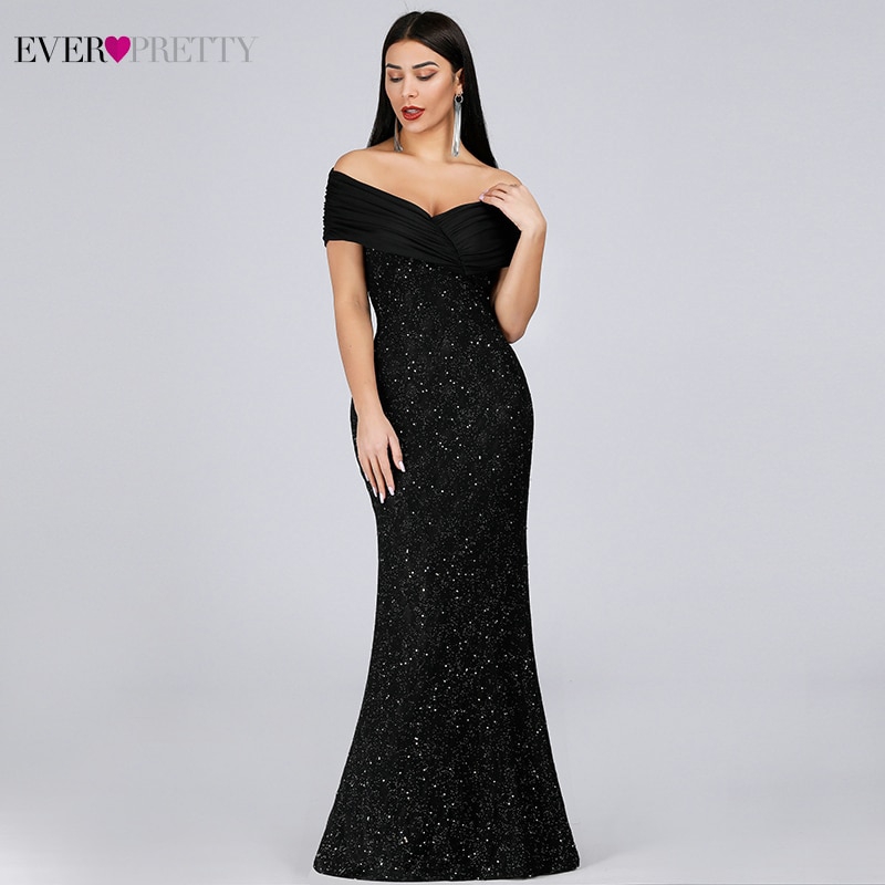 off shoulder maxi evening dress