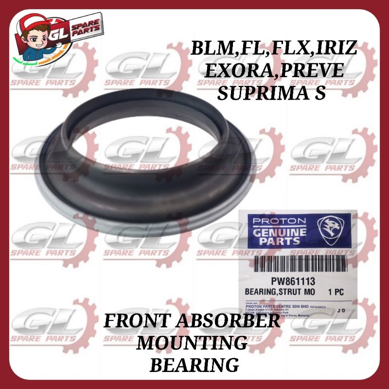 Front Absorber Mounting Bearing Original 1pc Proton Blm Fl Flx Savvy Preve Exora Iriz Suprima S Pw861113