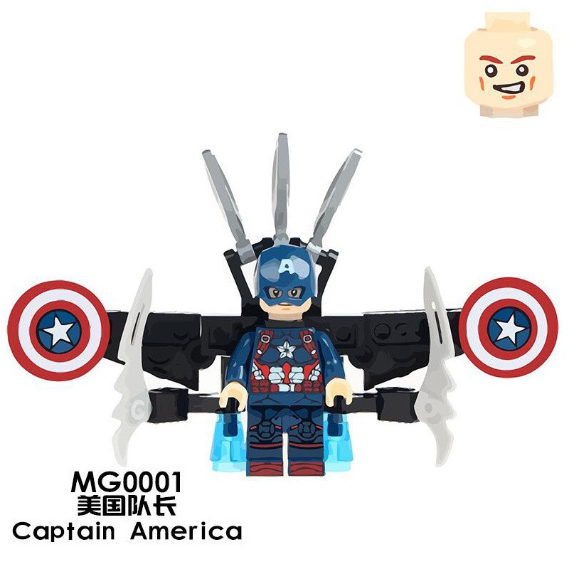 captain america lego figure