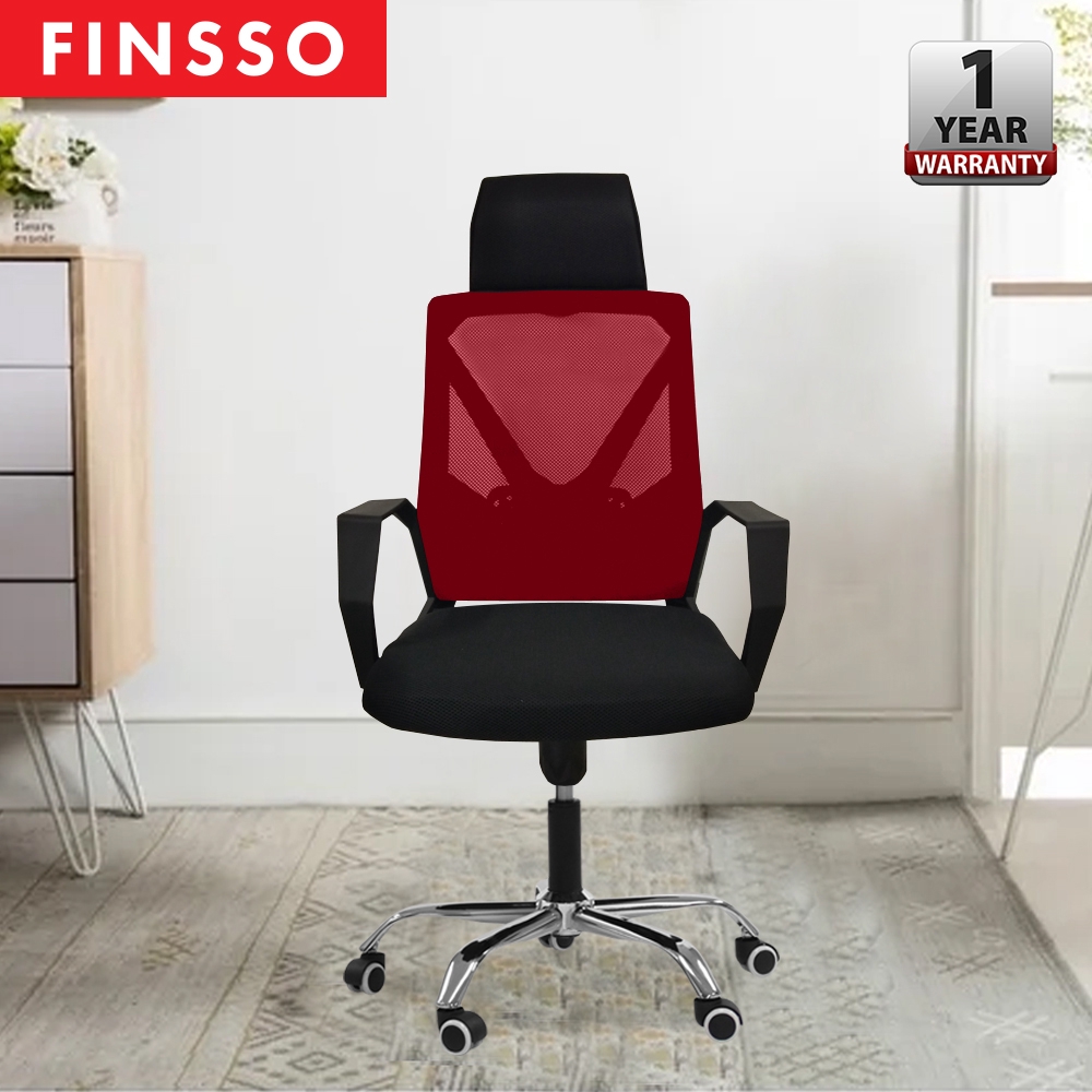 Pre Order Finsso Leonard Black Saddle Office Chair Shopee Malaysia