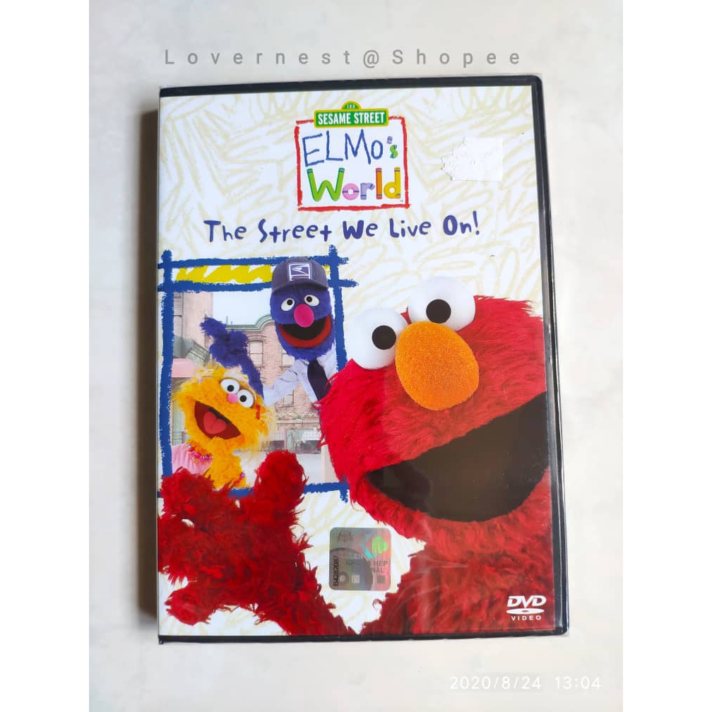123 Sesame Street Elmo S World The Street We Live On Dvd Shopee Malaysia