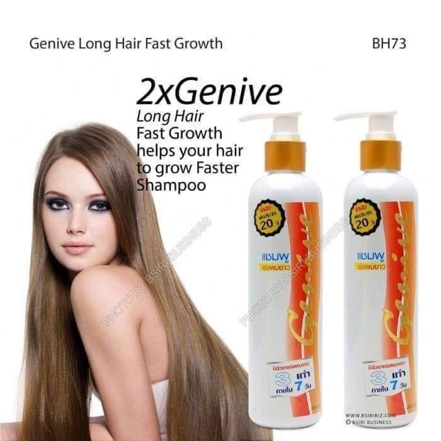 Genive Long Hair Fast Growth Shampoo Free Serum Shopee Malaysia