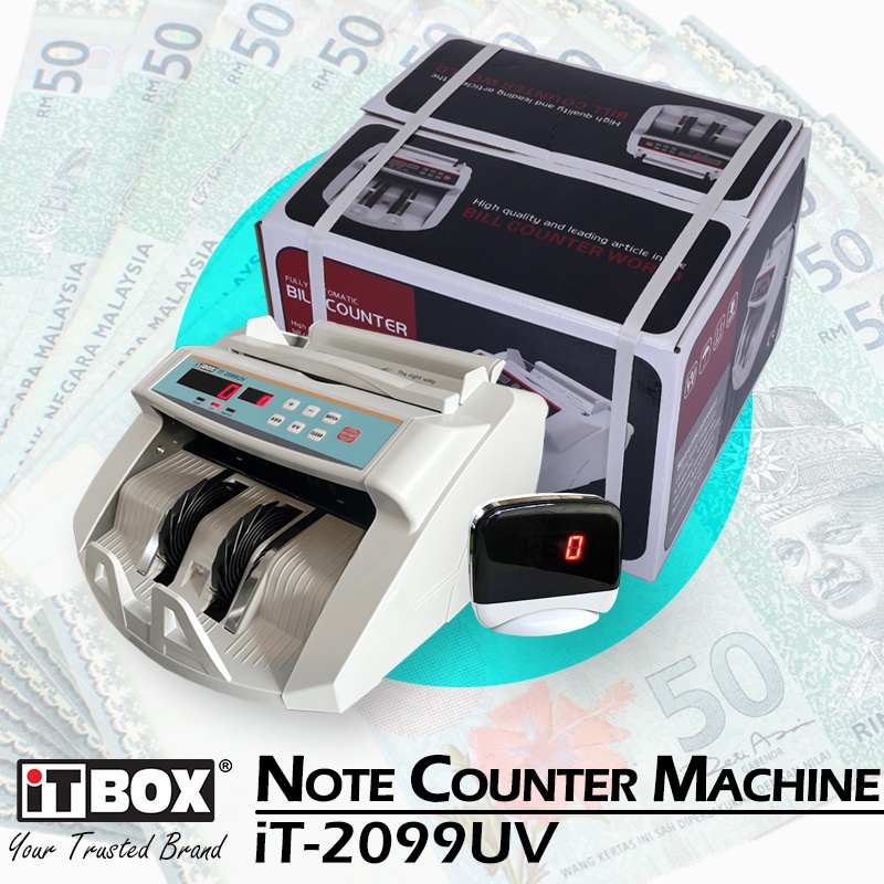 iTBOX Note Counter Machine iT-2099UV | Money Cash Counter Machine