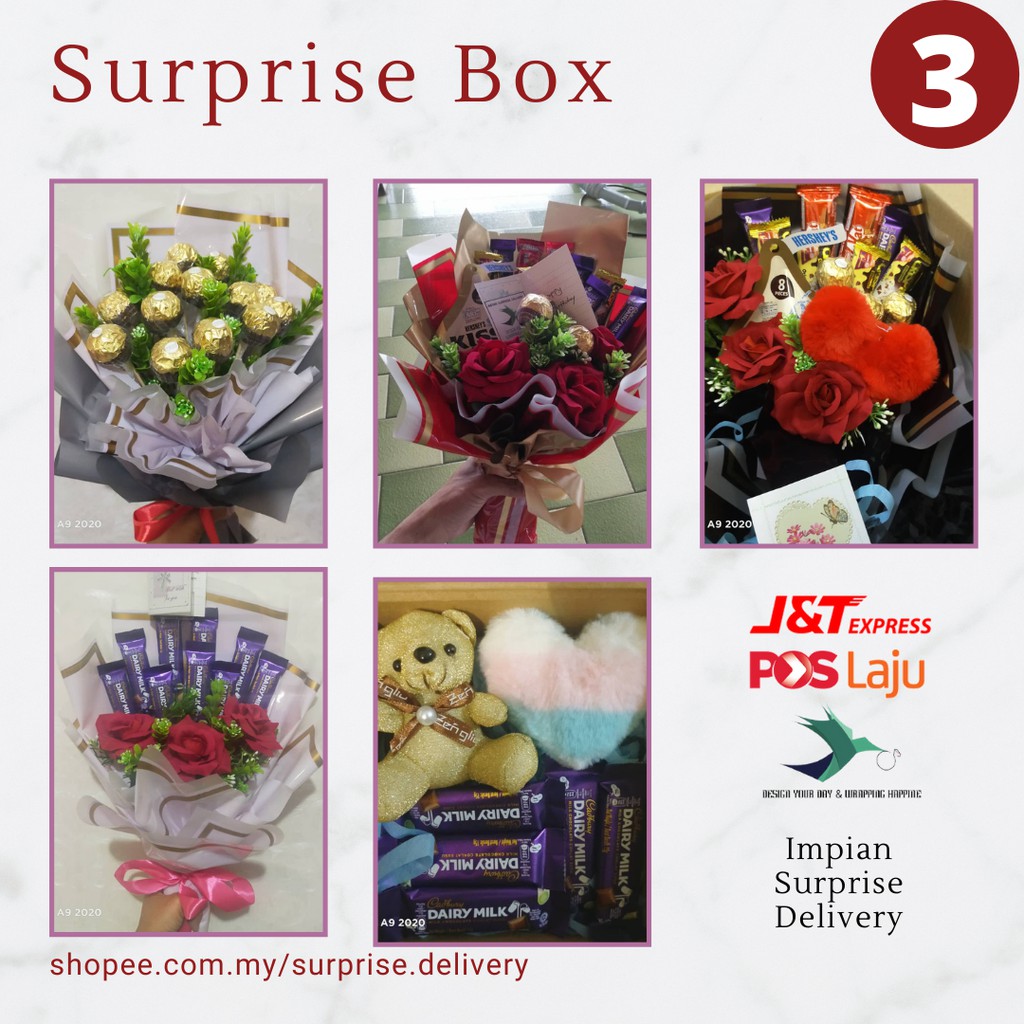 Buy Surprise Box Hadiah Untuk Yang Tersayang Sempena Anniversary Birthday Newborn Dan Pelbagai Seetracker Malaysia