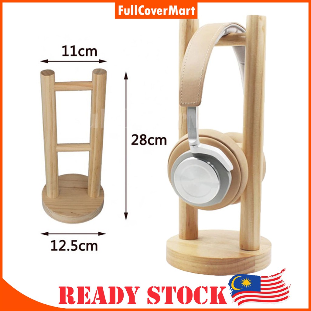 (PC18) Solid Woods Classical Headset Stand Headphone Stand Holder Headphone Holder