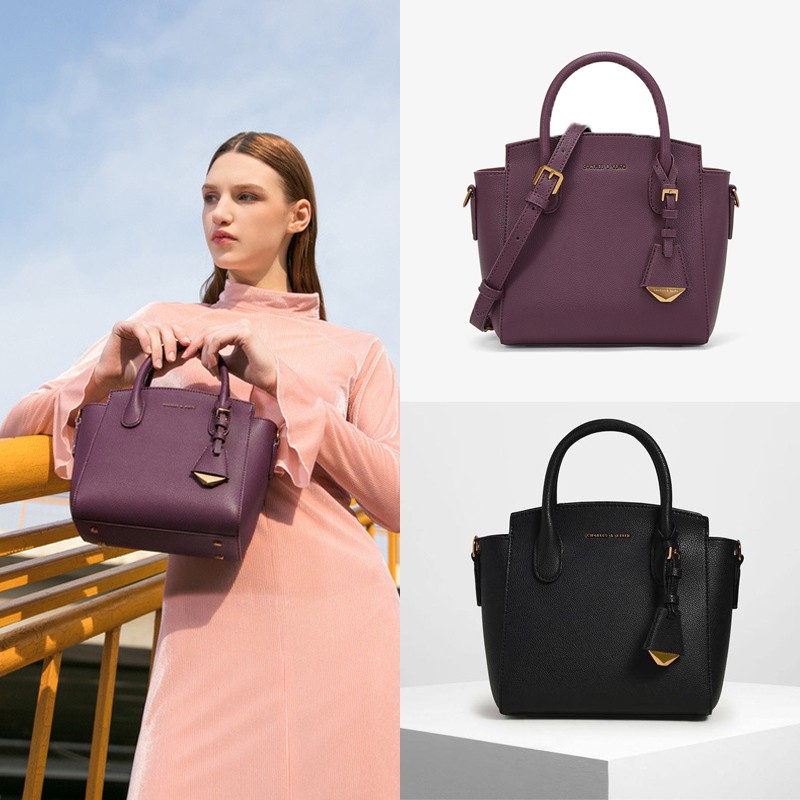 charles & keith classic top handle bag
