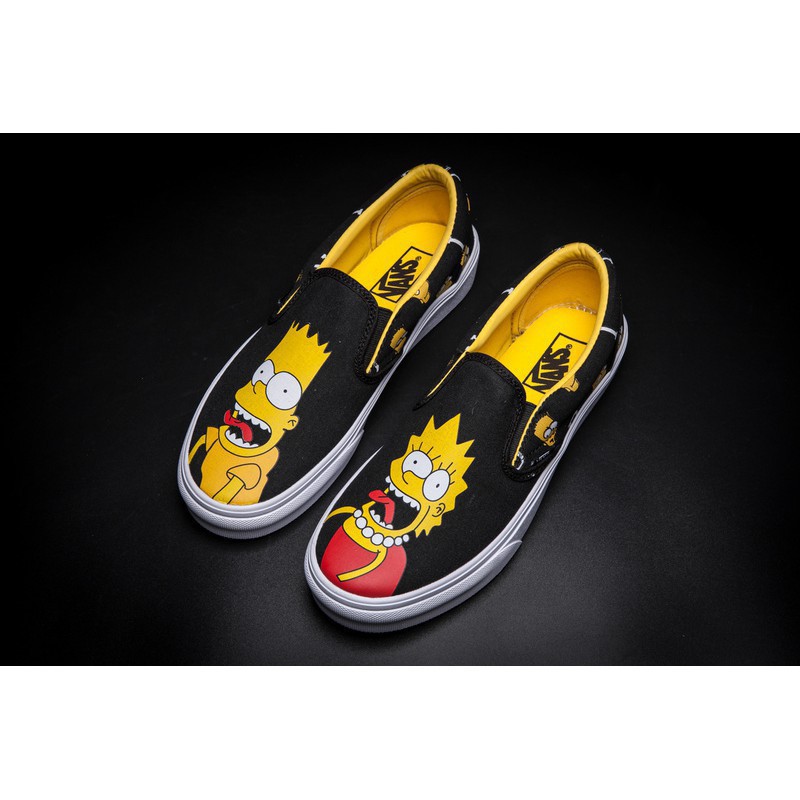 vans slip on cartoon
