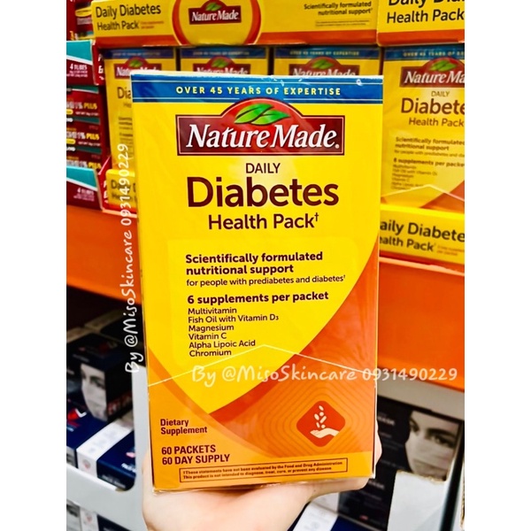 Miso _ Skincare DIABETES NATURE MADE Multivitamins For People With