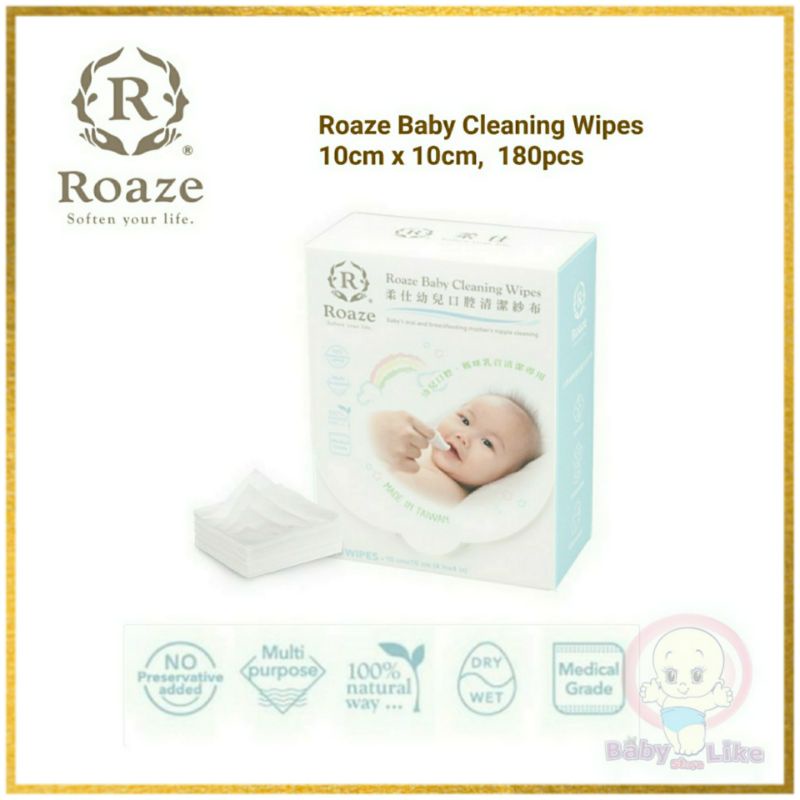 Oral Roaze Baby Cleaning Wipes (180 Wipes) Shopee Malaysia
