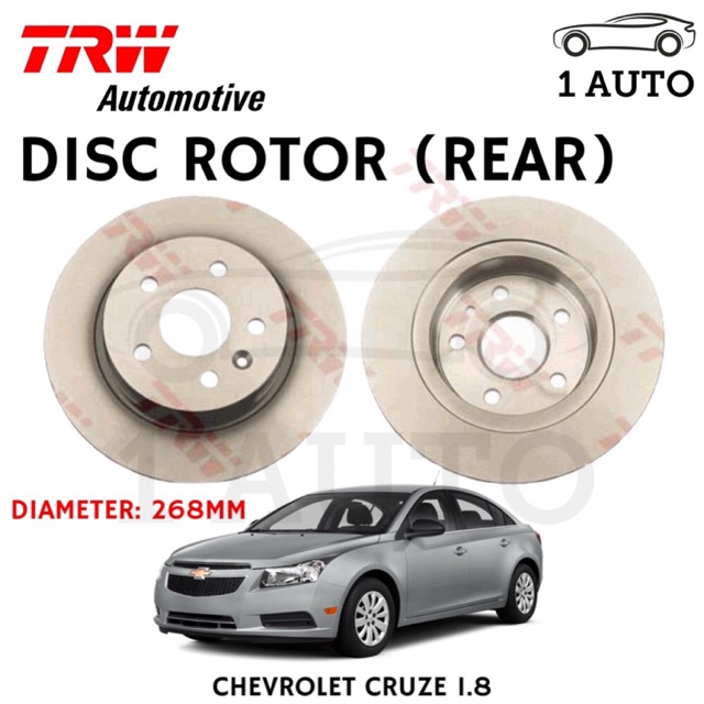 chevrolet cruze brake disc