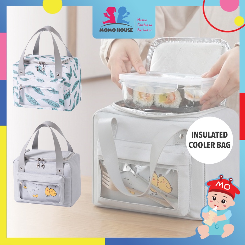 Premium Foldable Cooler Bag For Breastmilk Storage Bag Bottle Diaper
