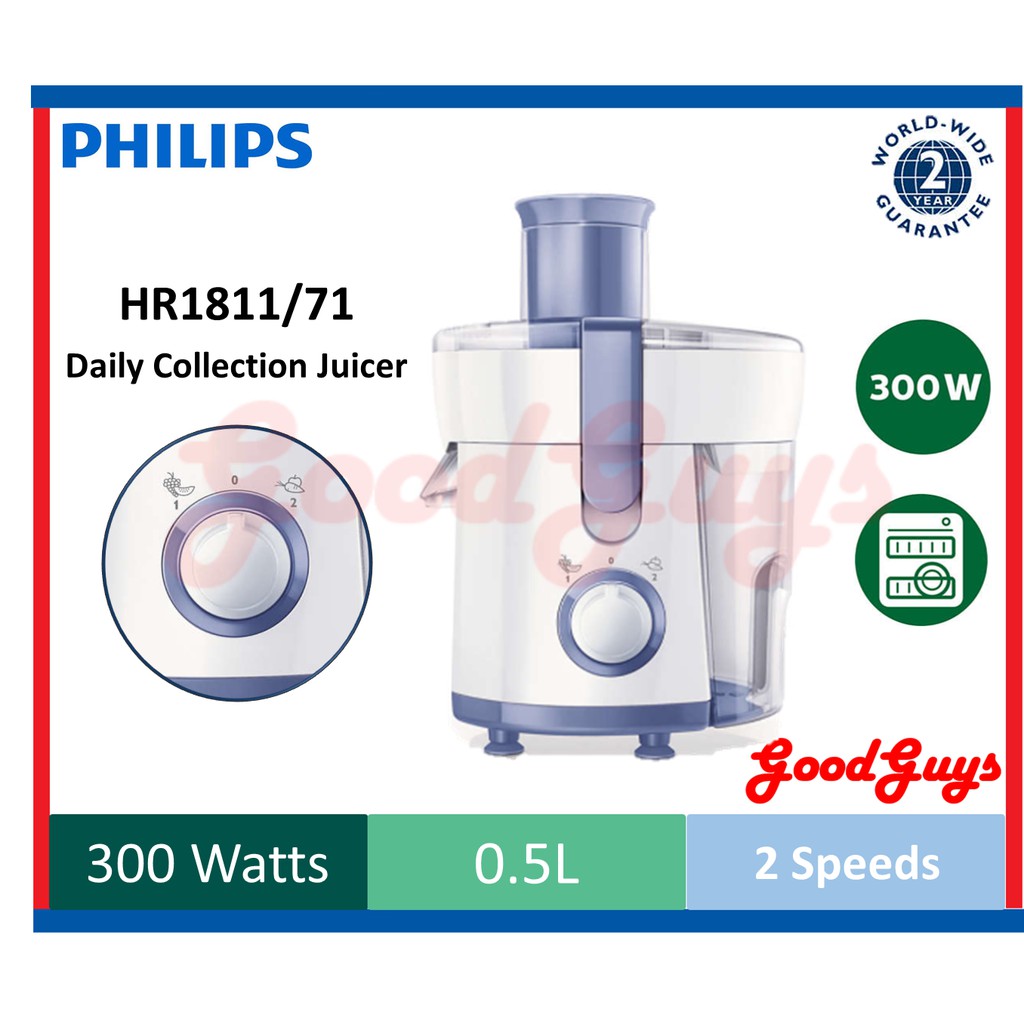 Philips HR1811/71 Daily Collection Juicer Shopee Malaysia