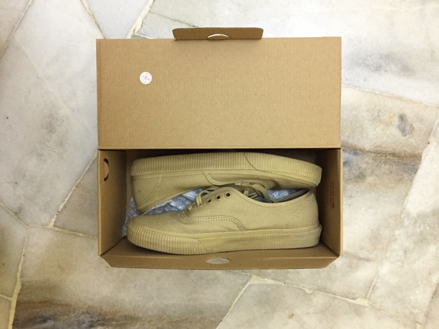 vans authentic khaki mono