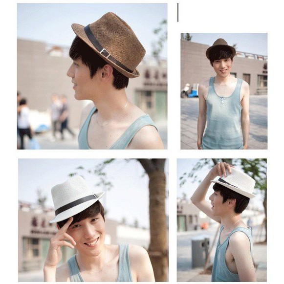 mens summer straw hats