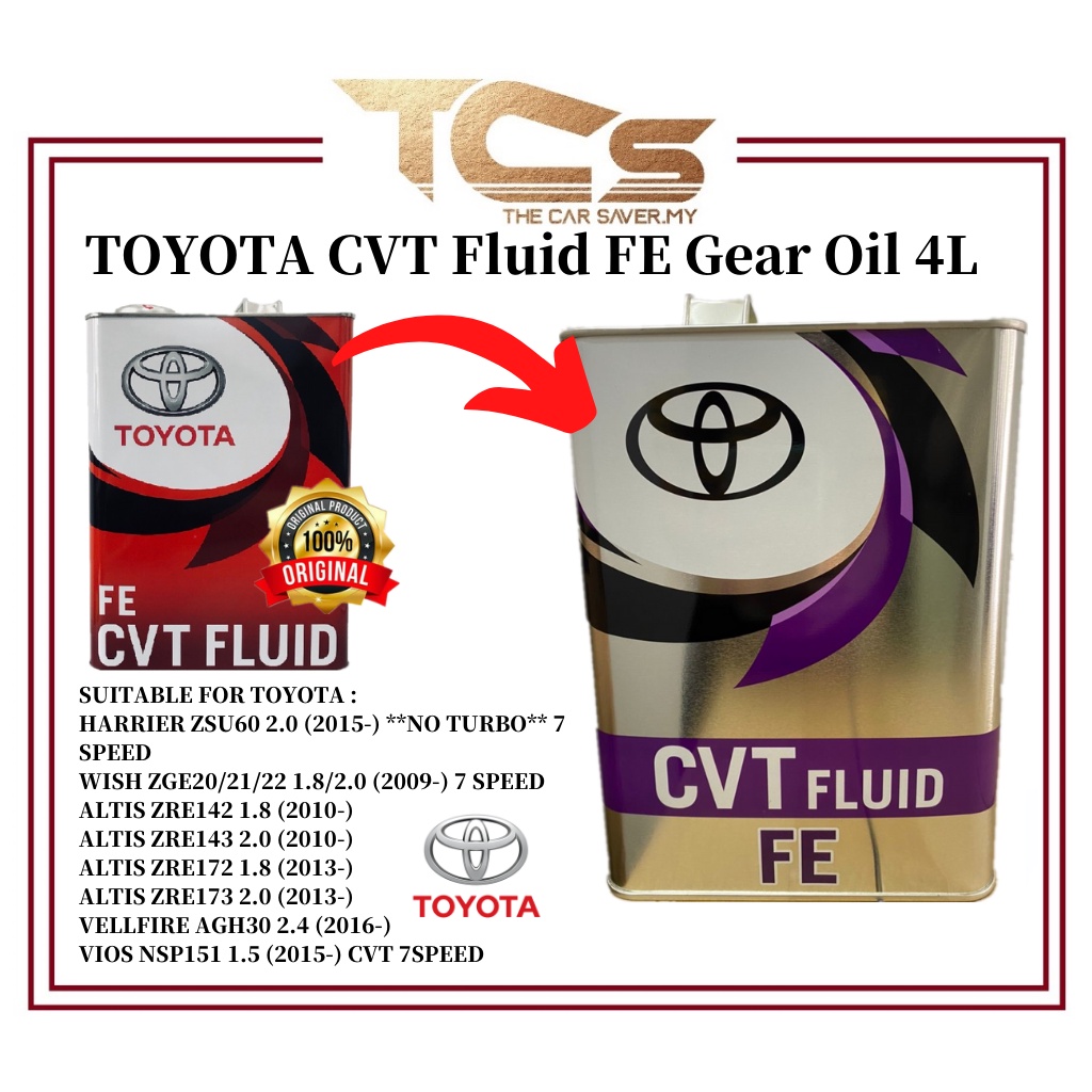 Toyota cvt fluid тс