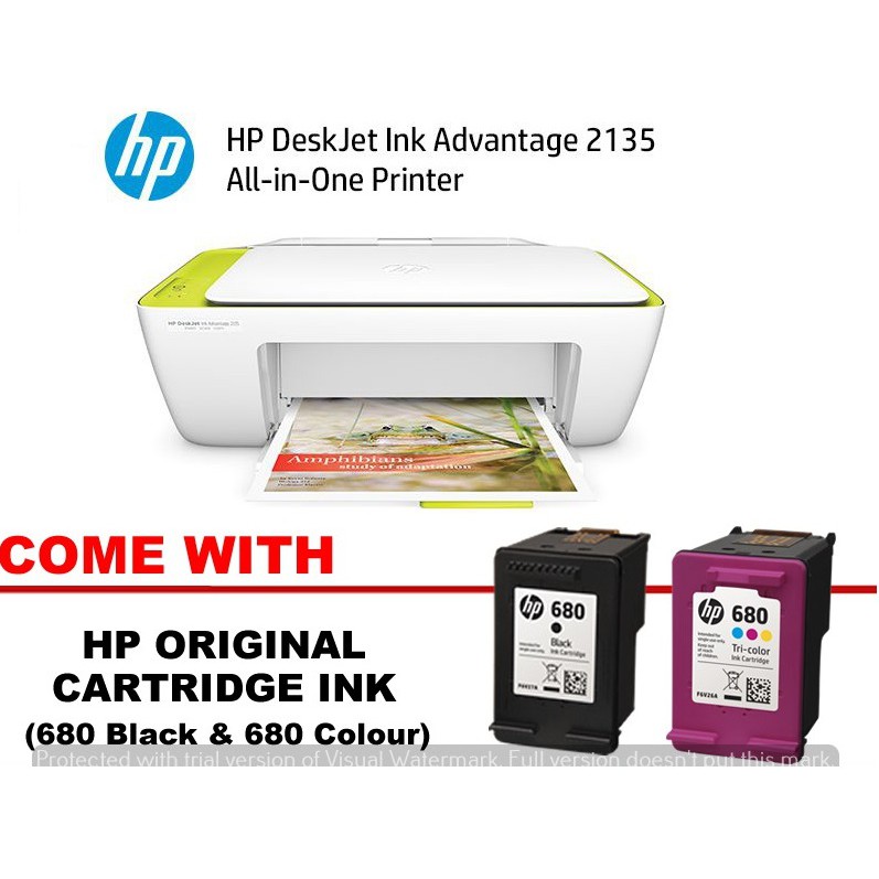 hp deskjet 2135 ink