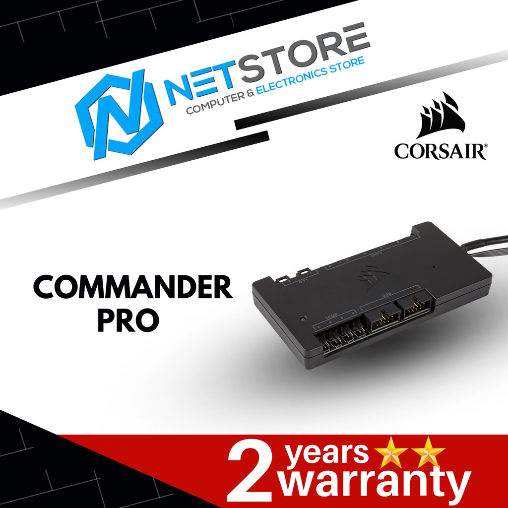 Corsair Icue Commander Pro Smart Rgb Lighting And Fan Speed Controller Cl 9011110 Ww Shopee Malaysia