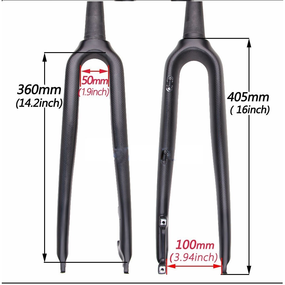 700c carbon fork