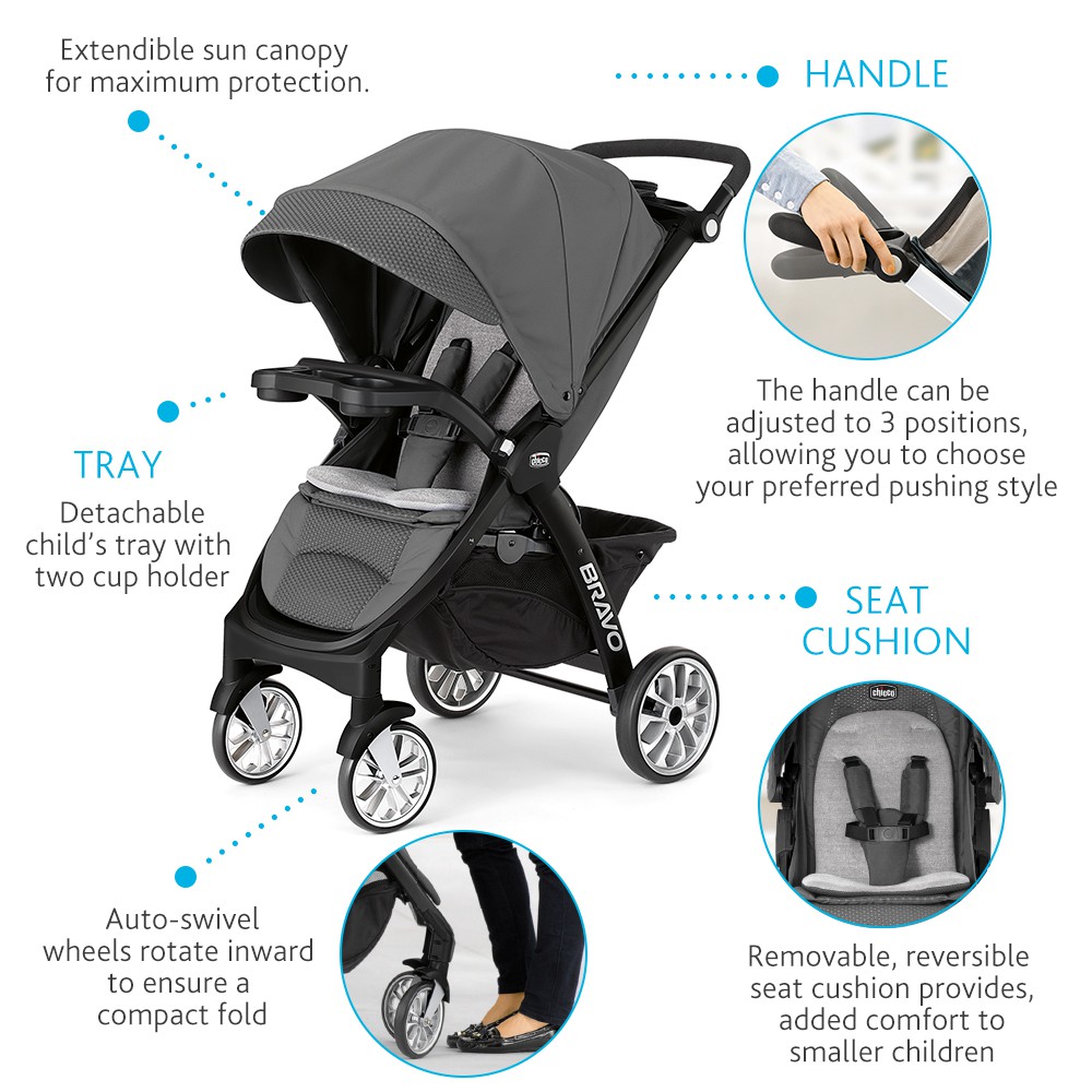 chicco bravo stroller cup holder