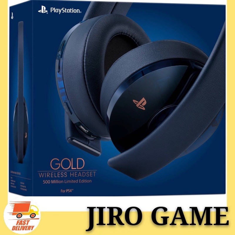 ps4 wireless headphones gold