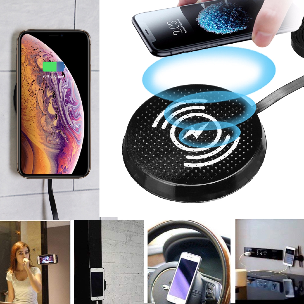 Multi Purpose Nano Gel Pad Qi Wireless Charger Sticky Mat Phone