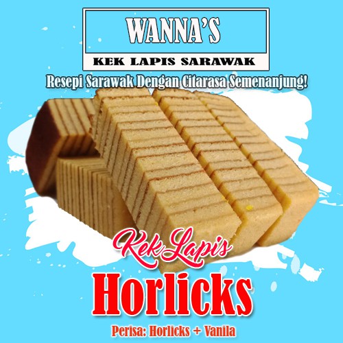 resepi kek lapis horlick