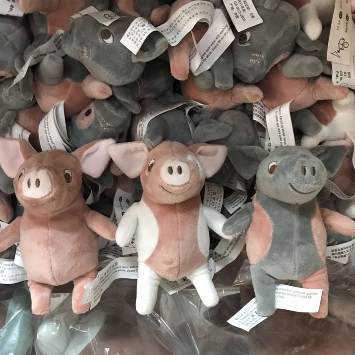 three little pigs stuffed animals