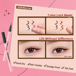 【Ready Stock 3 Days Delivery】Pinkflash OhMyLine Raya Black Eyeliner Evenly Pigmented Long Lasting Waterproof Eye Make Up #8