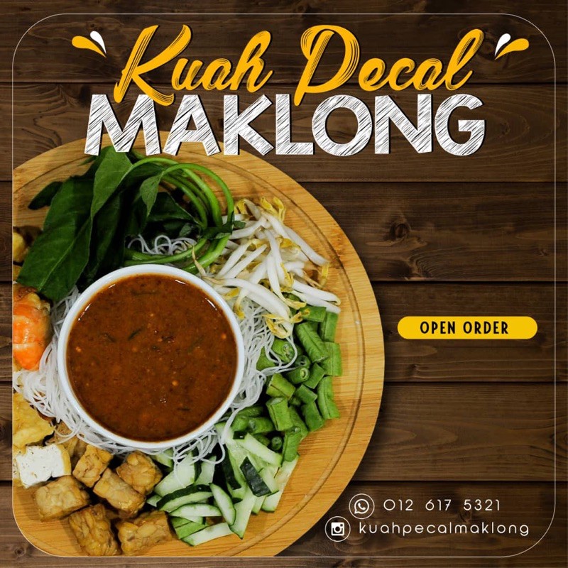 Kuah Pecal Maklong Homemade Shopee Malaysia