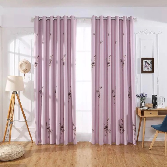 Children Cloth Curtains For Kids Girl Pink Blackout Langsir Custom