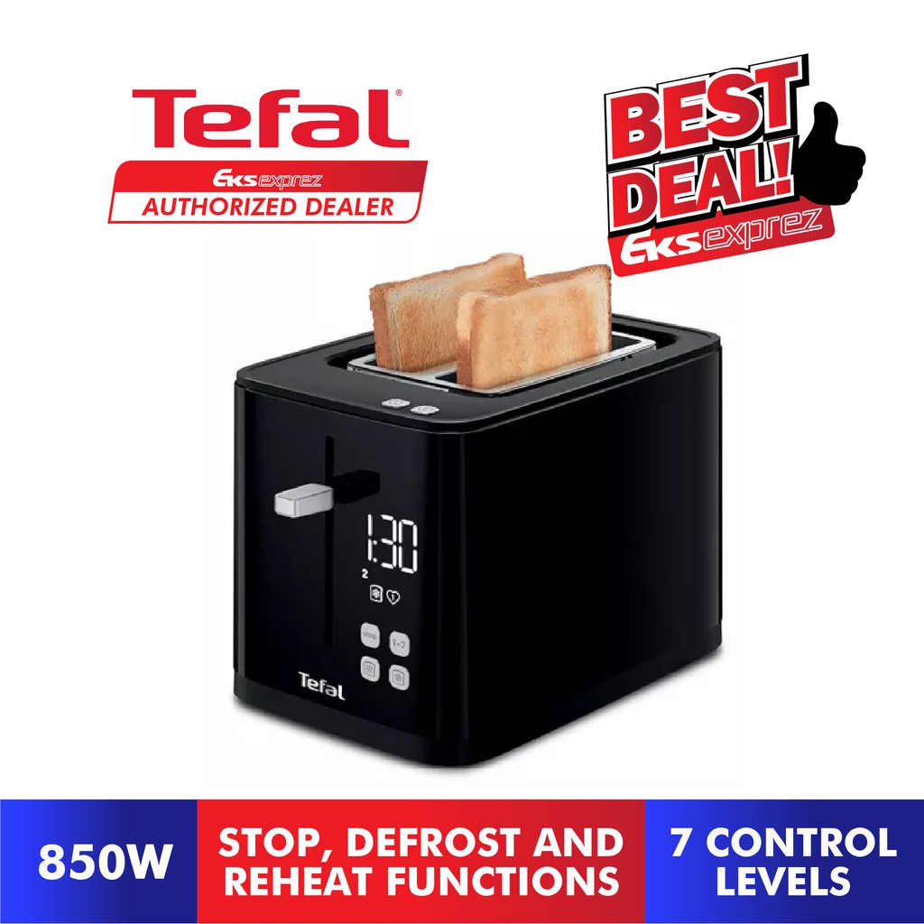 Tefal Smart’N Light Digital Toaster TT640840
