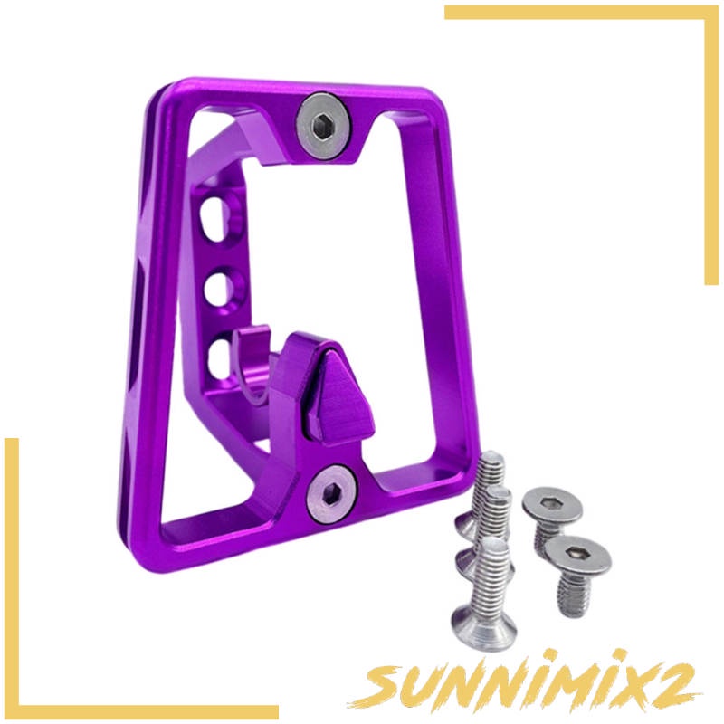 [SunnimixdeMY] Aluminum Alloy Bicycle Front Carrier Block Bracket, Lightweight Adapter Rack