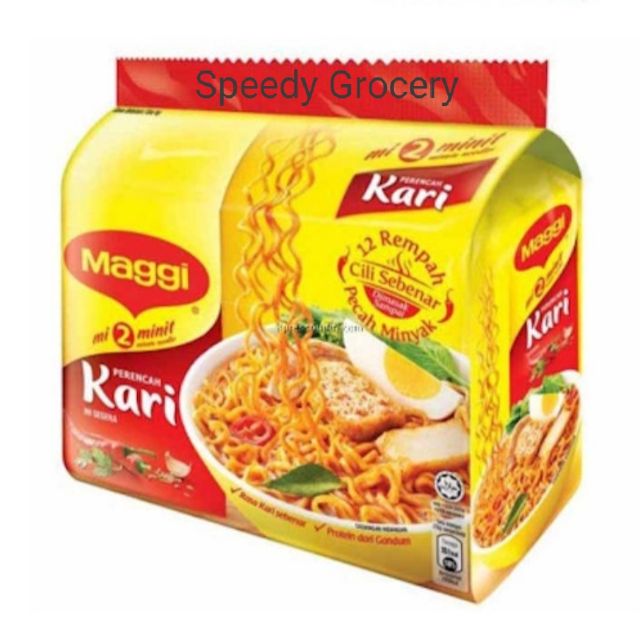 Maggi kari ( 79g x 5 packs ) Shopee Malaysia