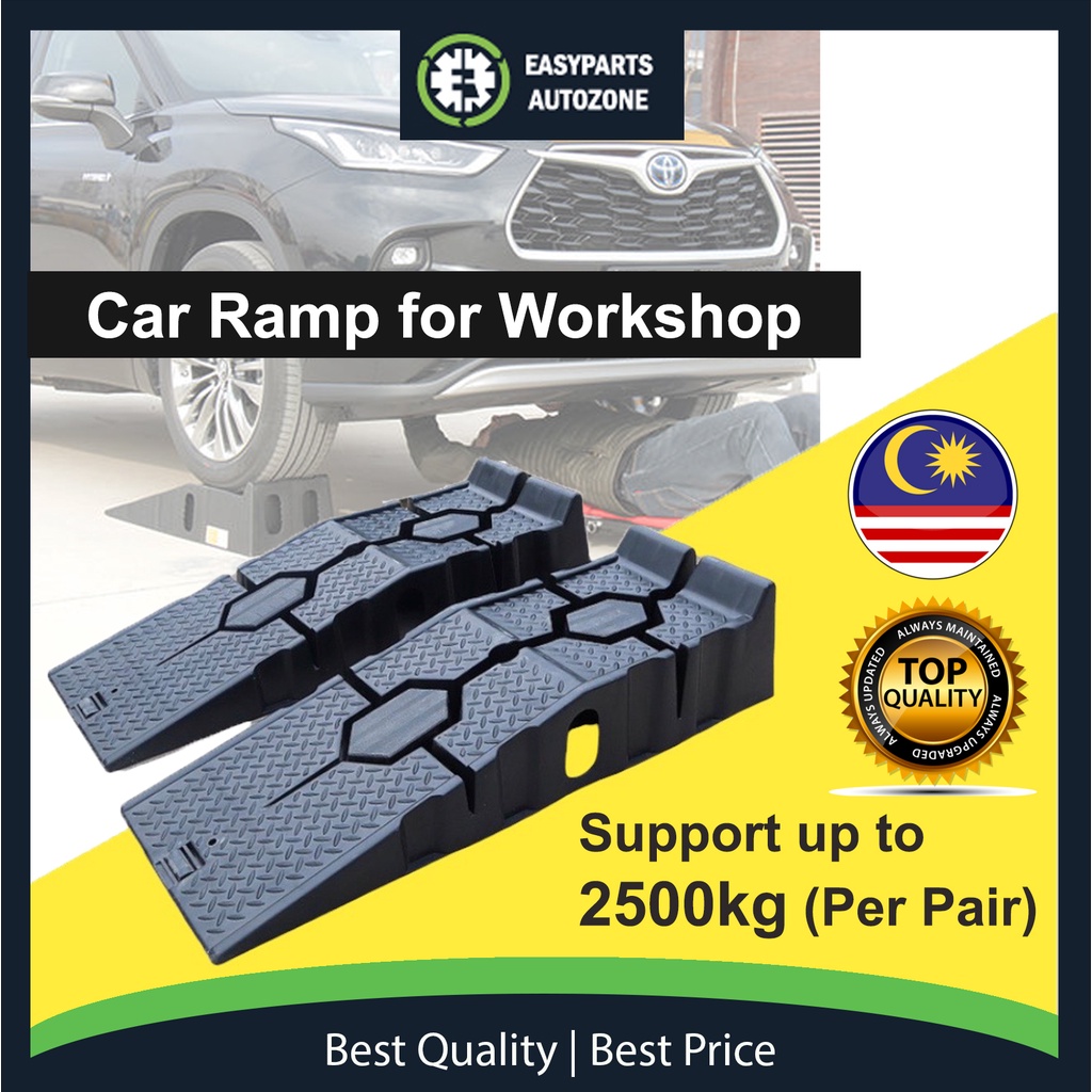 Autozone Heavy Duty Plastic Car Ramps Ramp Car Vehicle Truck Repairing